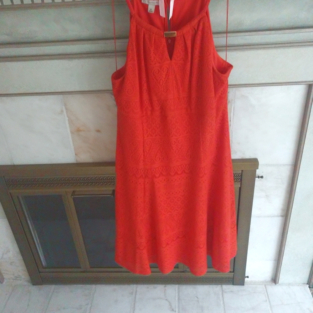 Orange summer dress